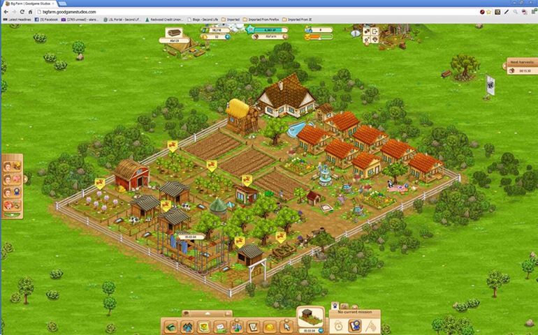 Photo: The bigger challenge is to get this far WITHOUT paying! http://bigfarm.goodgamestudios.com/