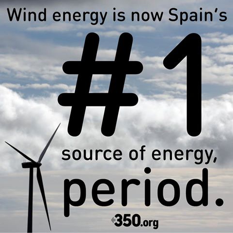Photo: More winning. Click LIKE to congratulate Spain.

Source: http://www.guardian.co.uk/environment/2013/feb/04/windfarms-break-energy-record-spain