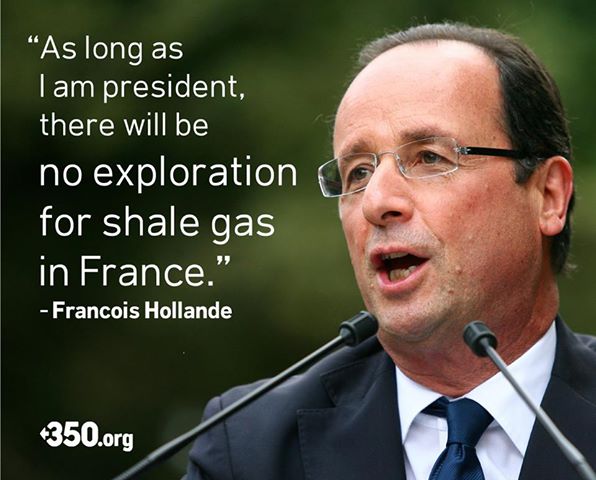 Photo: Pow -- the President of France doesn't give in to big oil pressure, and stands by his ban on fracking. 

Click LIKE if you think ALL world leaders need to follow suit and ban fracking now. 

http://www.bbc.co.uk/news/business-23311963