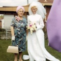 Gwen in wedding dress Cathy Corstorphine 1971