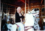 Grandma Cowan Santa Monica Carousel