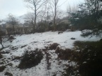 Home snow window view