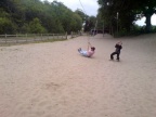 Dad breaking it