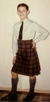 Alan kilted 1961 Glasgow St