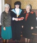 Elaine cowan Lucas Graduation 1988 Mum Mrs Robertson