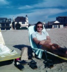 me on the beach Hermosa Feb 1986