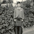 Alan in kilt Tiree 1958
