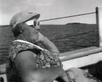 Grandma Corstorphine on boat